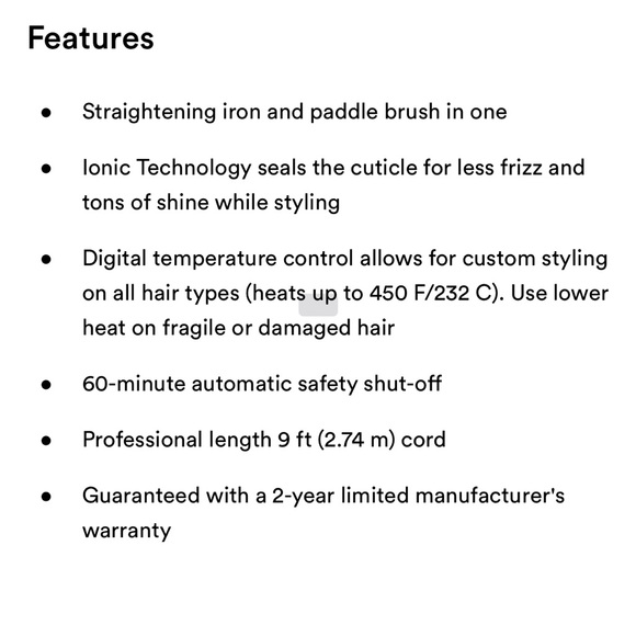 Drybar heated straightening brush - Picture 2 of 2
